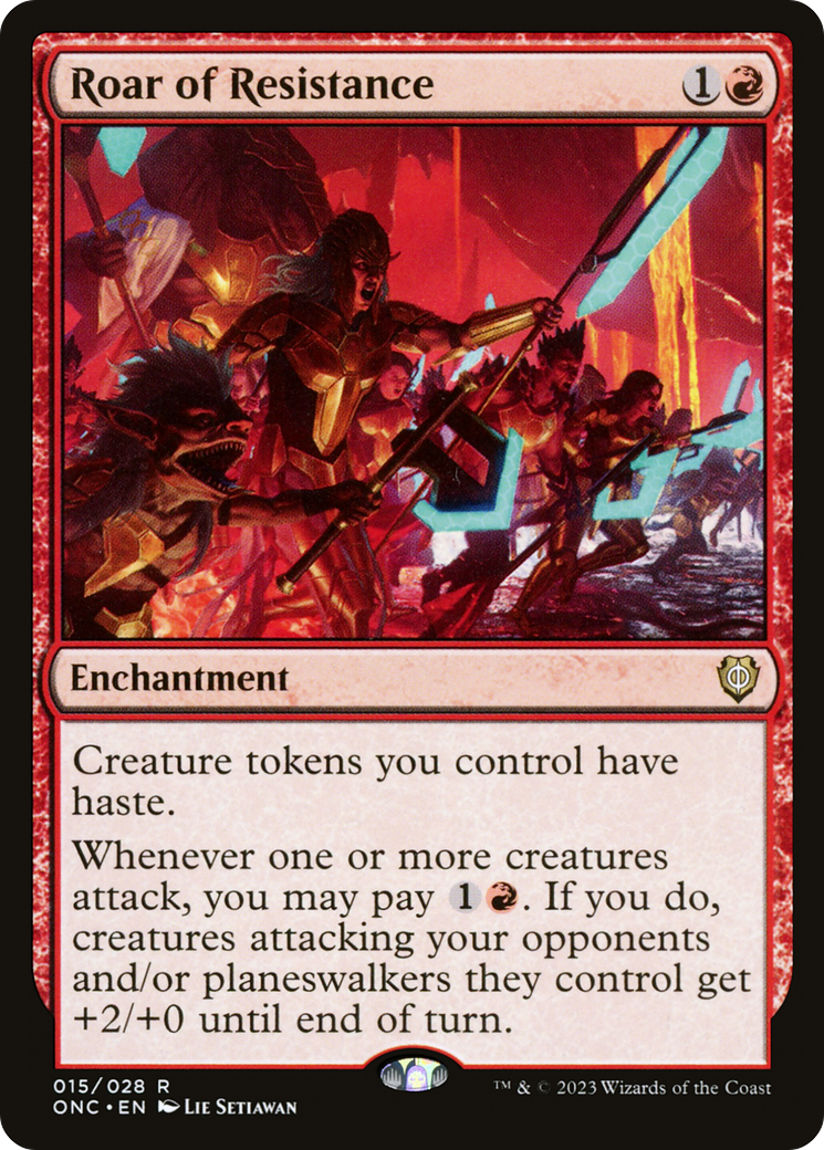 Roar of Resistance (15) [Phyrexia: All Will Be One Commander] - Deck Out Gaming