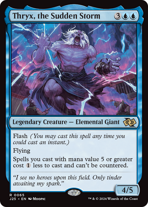 Thryx, the Sudden Storm (Anime) (65) [Foundations Jumpstart] - Deck Out Gaming