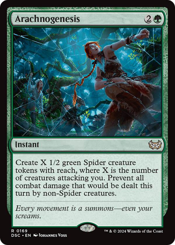 Arachnogenesis (169) [Duskmourn: House of Horror Commander] - Deck Out Gaming