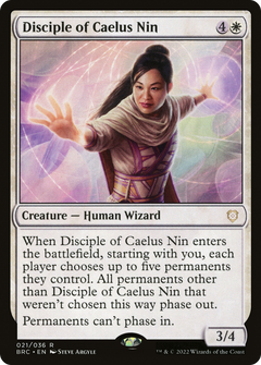 Disciple of Caelus Nin (21) [The Brothers' War Commander] foil - Deck Out Gaming