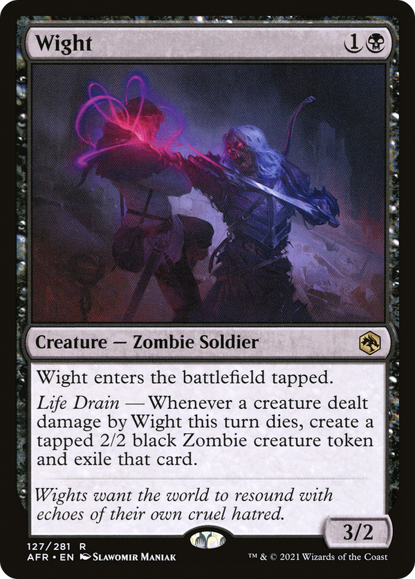 Wight (127) [Adventures in the Forgotten Realms] foil - Deck Out Gaming