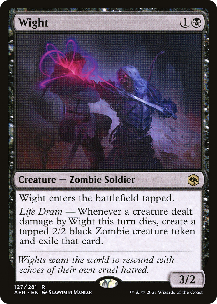 Wight (127) [Adventures in the Forgotten Realms] foil - Deck Out Gaming
