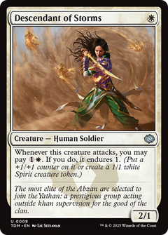Descendant of Storms (8) [Tarkir: Dragonstorm] foil - Deck Out Gaming
