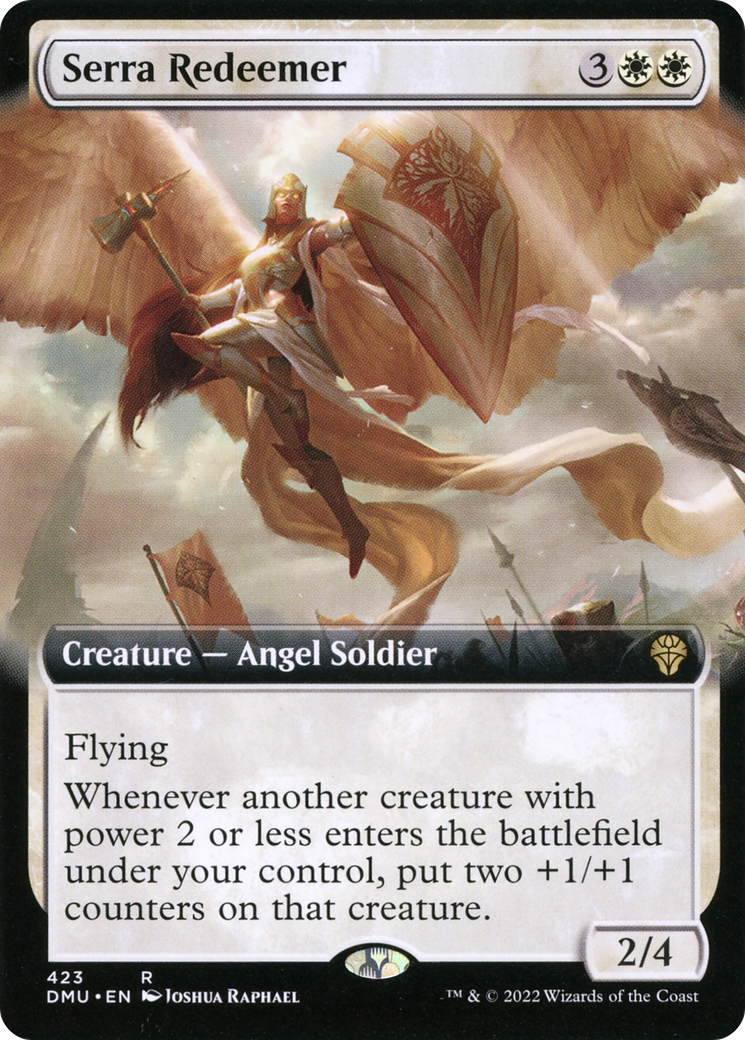 Serra Redeemer (Extended Art) (423) [Dominaria United] foil - Deck Out Gaming