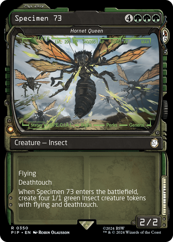 Specimen 73 - Hornet Queen (Showcase) (350) [Fallout] foil - Deck Out Gaming