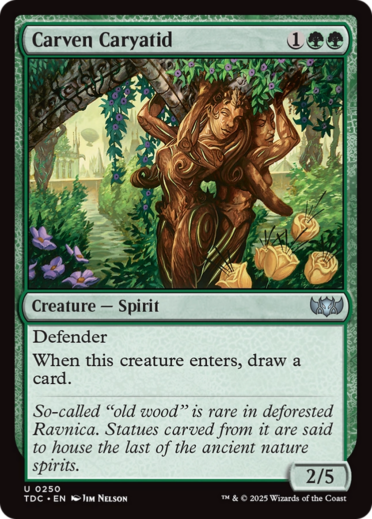 Carven Caryatid (250) [Commander: Tarkir: Dragonstorm] - Deck Out Gaming