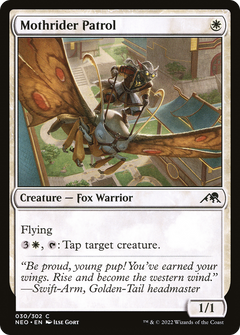 Mothrider Patrol (30) [Kamigawa: Neon Dynasty] foil - Deck Out Gaming