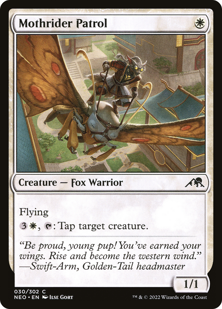 Mothrider Patrol (30) [Kamigawa: Neon Dynasty] foil - Deck Out Gaming