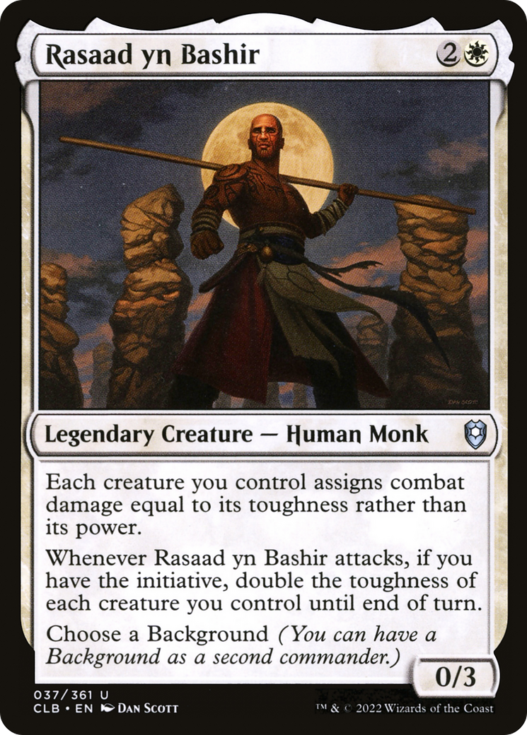 Rasaad yn Bashir (37) [Commander Legends: Battle for Baldur's Gate] foil - Deck Out Gaming