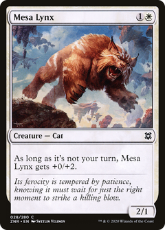 Mesa Lynx (28) [Zendikar Rising] foil - Deck Out Gaming