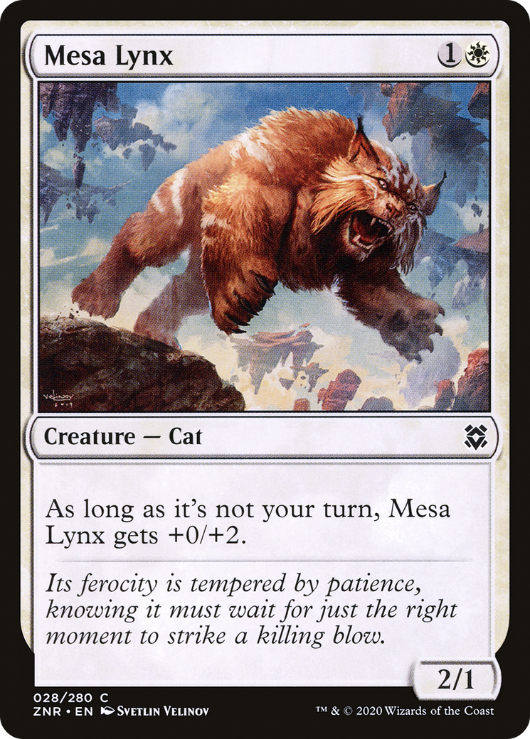 Mesa Lynx (28) [Zendikar Rising] - Deck Out Gaming