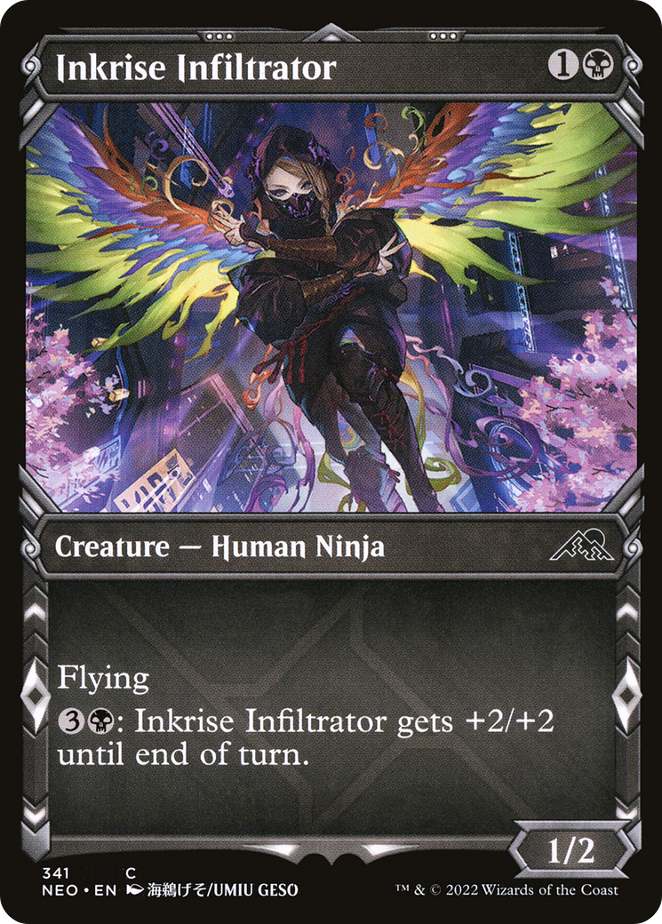 Inkrise Infiltrator (Showcase) (341) [Kamigawa: Neon Dynasty] - Deck Out Gaming