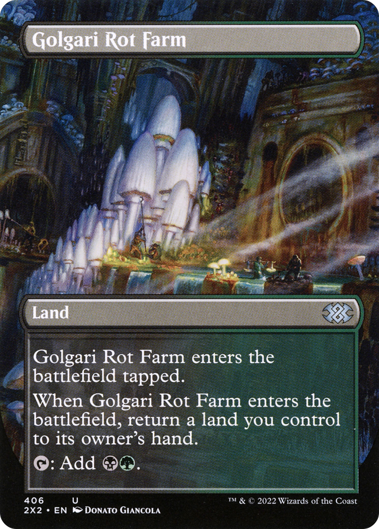 Golgari Rot Farm (Borderless) (406) [Double Masters 2022] - Deck Out Gaming