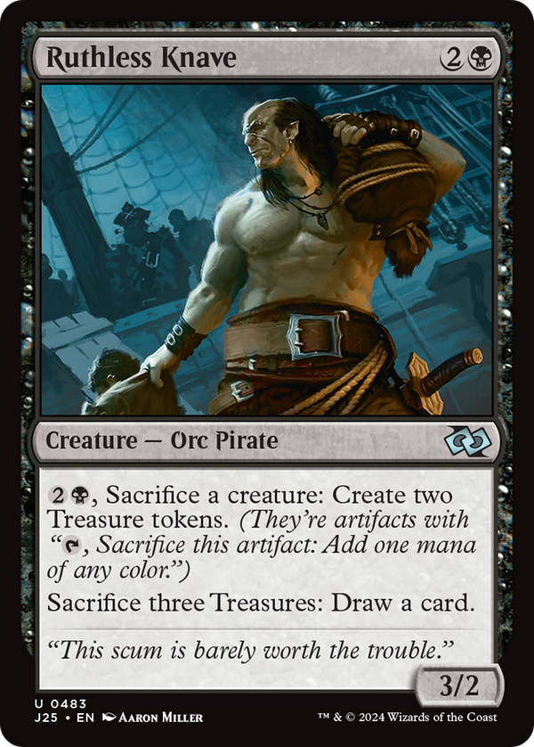 Ruthless Knave (483) [Foundations Jumpstart] - Deck Out Gaming