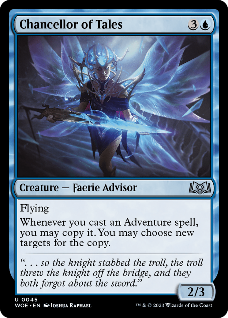 Chancellor of Tales (45) [Wilds of Eldraine] - Deck Out Gaming