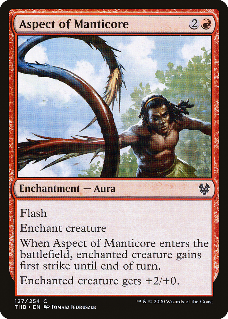 Aspect of Manticore (127) [Theros Beyond Death] - Deck Out Gaming