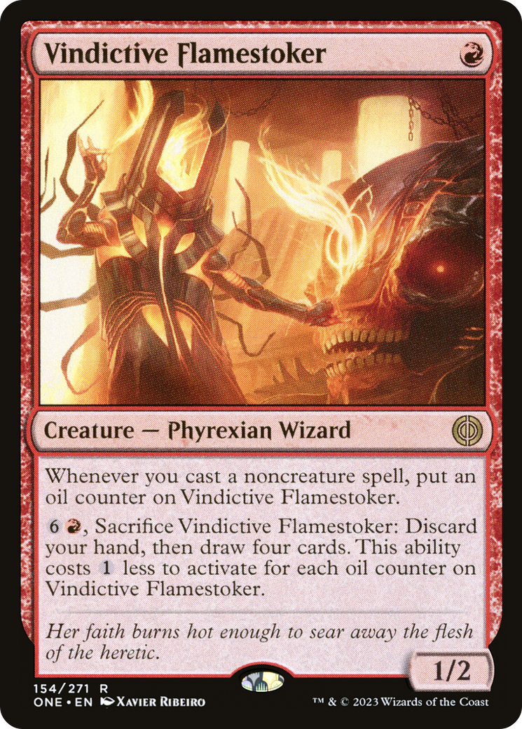 Vindictive Flamestoker (154) [Phyrexia: All Will Be One] - Deck Out Gaming