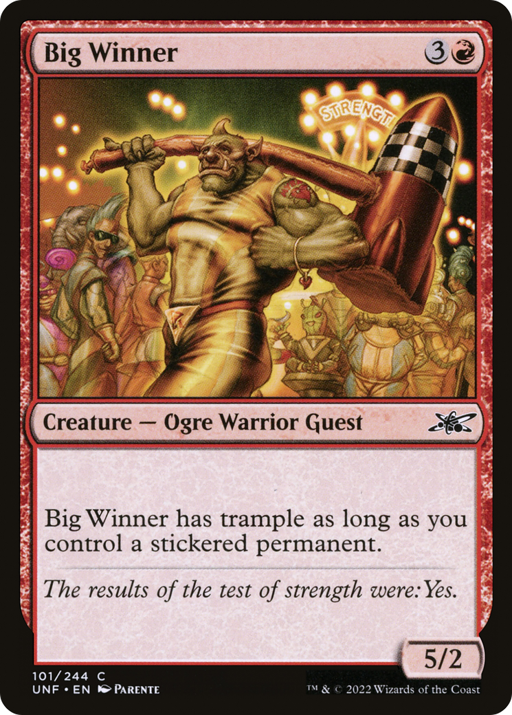 Big Winner (101) [Unfinity] foil - Deck Out Gaming