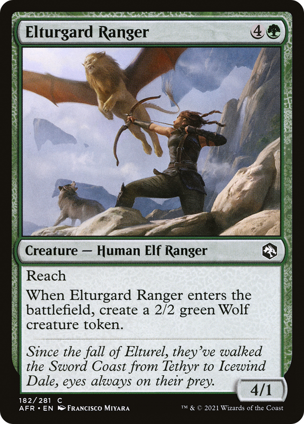 Elturgard Ranger (182) [Adventures in the Forgotten Realms] foil - Deck Out Gaming