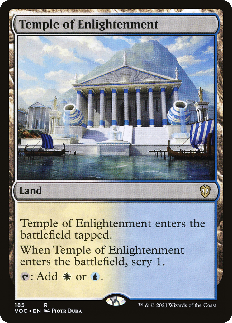 Temple of Enlightenment (185) [Commander: Innistrad: Crimson Vow] - Deck Out Gaming