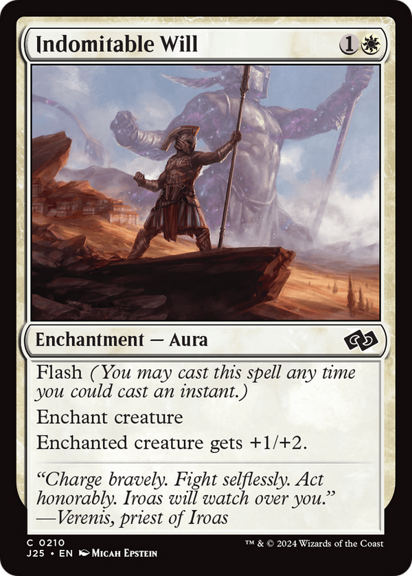 Indomitable Will (210) [Foundations Jumpstart] - Deck Out Gaming