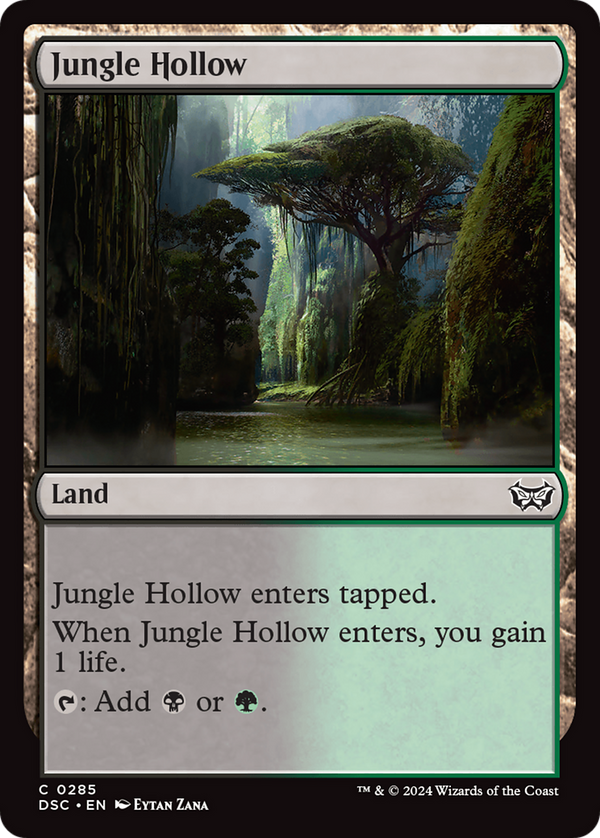 Jungle Hollow (285) [Duskmourn: House of Horror Commander] - Deck Out Gaming