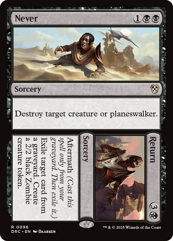Never // Return (96) [Commander: Aetherdrift] - Deck Out Gaming