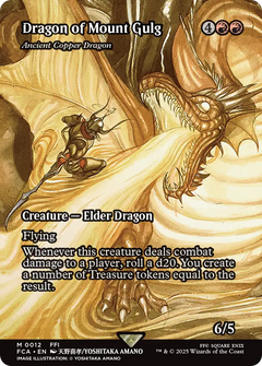 Dragon of Mount Gulg - Ancient Copper Dragon (Showcase) (12) [FINAL FANTASY: Through the Ages] foil - Deck Out Gaming