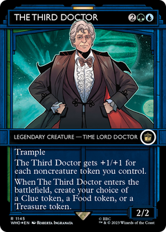 The Third Doctor (Showcase) (Surge Foil) (1145) [Doctor Who] foil - Deck Out Gaming