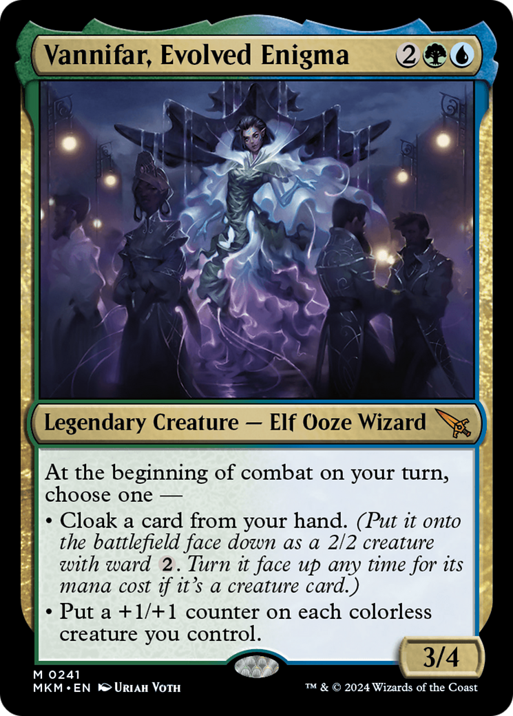 Vannifar, Evolved Enigma (241) [Murders at Karlov Manor] foil - Deck Out Gaming