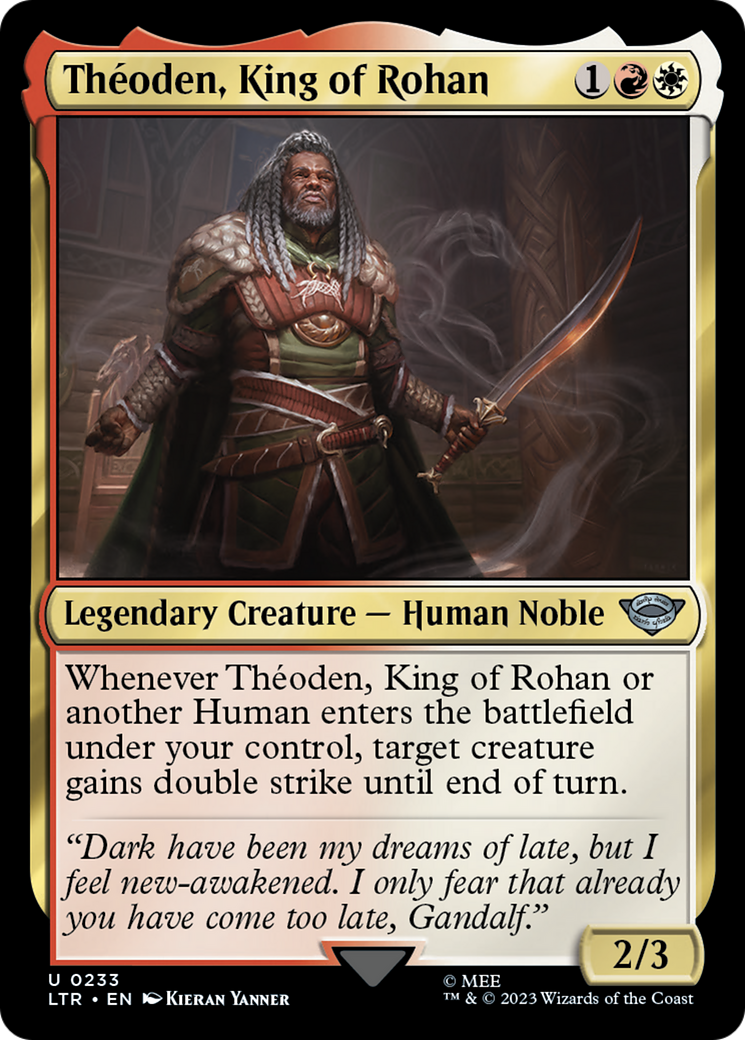 Theoden, King of Rohan (233) [The Lord of the Rings: Tales of Middle-earth] foil - Deck Out Gaming