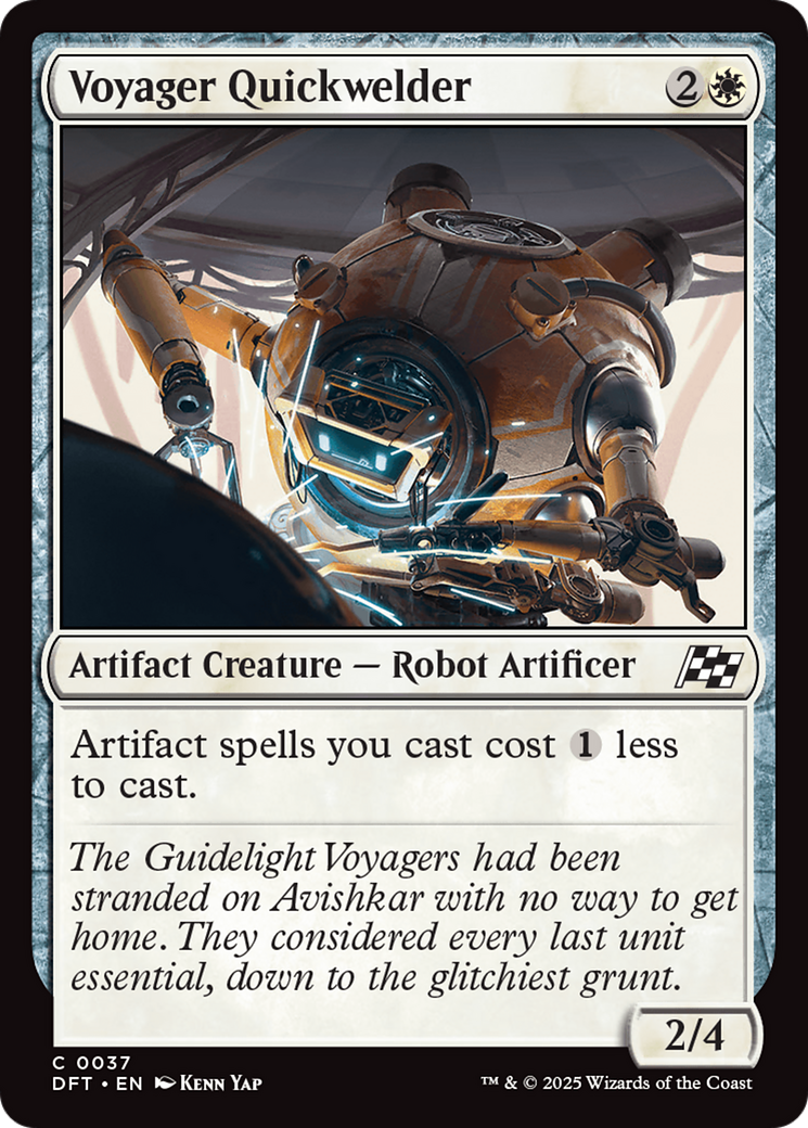 Voyager Quickwelder (37) [Aetherdrift] - Deck Out Gaming