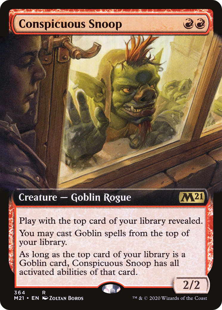 Conspicuous Snoop (Extended Art) (364) [Core Set 2021] - Deck Out Gaming