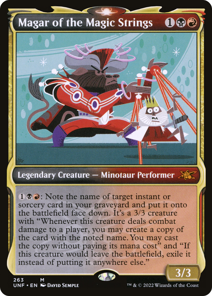 Magar of the Magic Strings (Showcase) (263) [Unfinity] foil - Deck Out Gaming