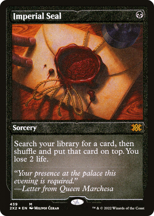 Imperial Seal (Foil Etched) (439) [Double Masters 2022] foil - Deck Out Gaming