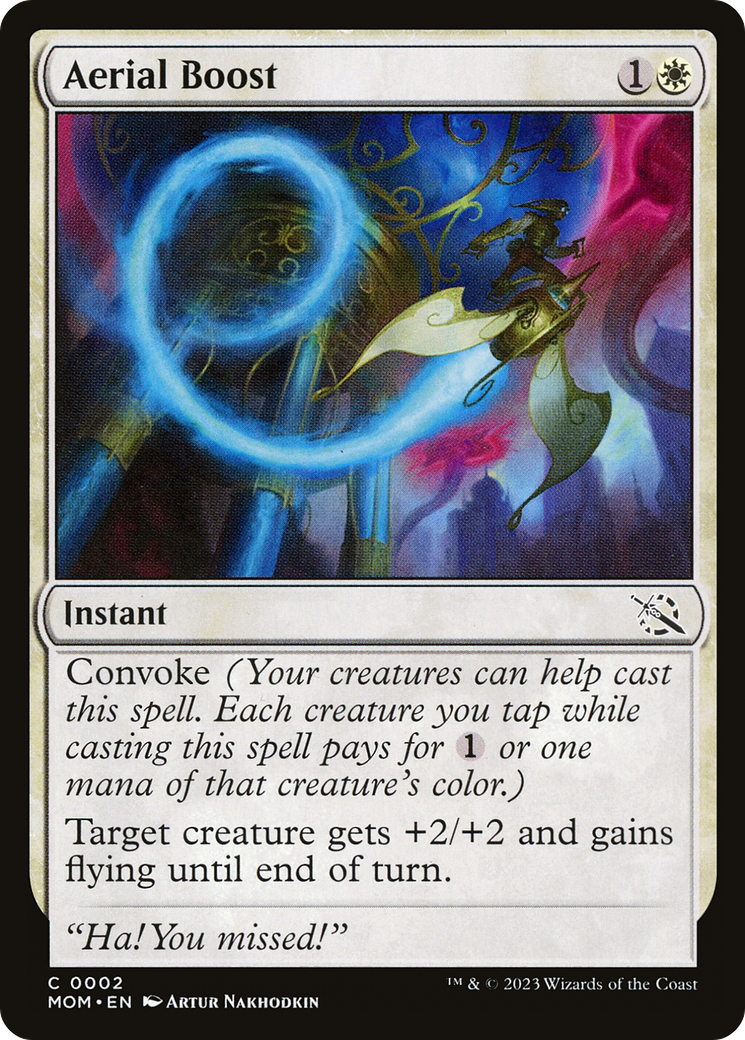 Aerial Boost (2) [March of the Machine] - Deck Out Gaming