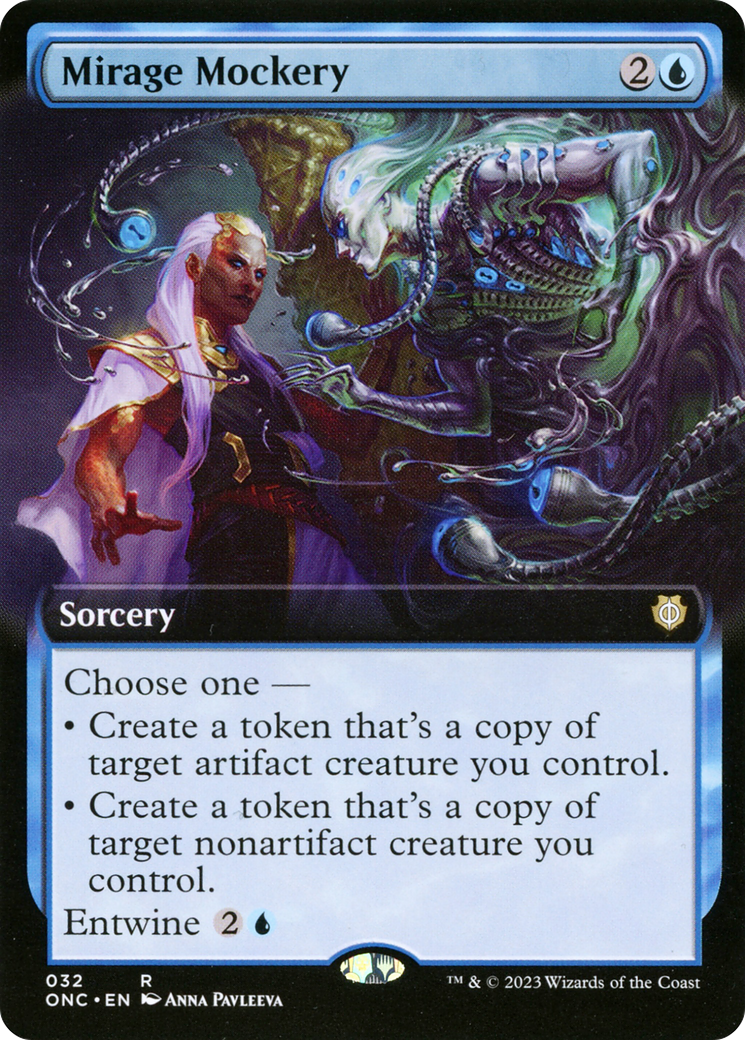 Mirage Mockery (Extended Art) (32) [Phyrexia: All Will Be One Commander] foil - Deck Out Gaming
