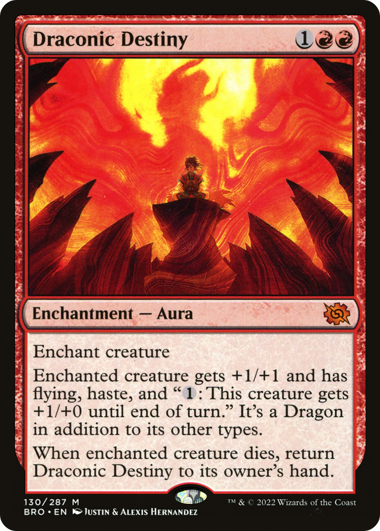 Draconic Destiny (130) [The Brothers' War] - Deck Out Gaming