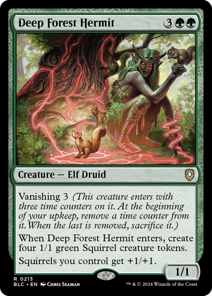 Deep Forest Hermit (213) [Bloomburrow Commander] - Deck Out Gaming