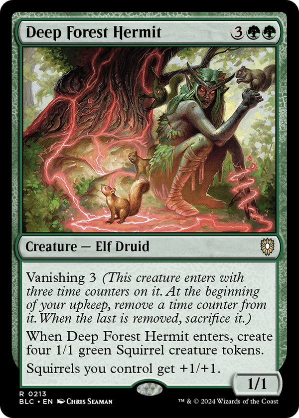Deep Forest Hermit (213) [Bloomburrow Commander] - Deck Out Gaming