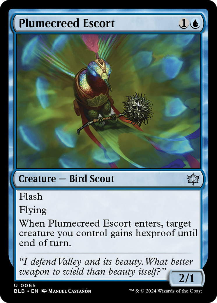Plumecreed Escort (65) [Bloomburrow] - Deck Out Gaming