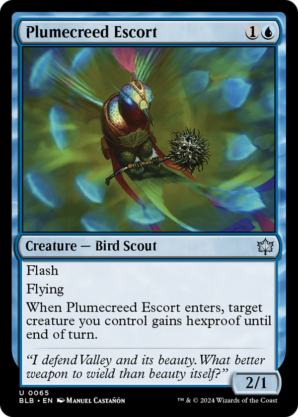 Plumecreed Escort (65) [Bloomburrow] - Deck Out Gaming