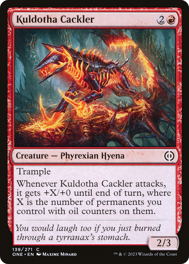 Kuldotha Cackler (139) [Phyrexia: All Will Be One] foil - Deck Out Gaming