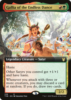 Gallia of the Endless Dance (Extended Art) (338) [Theros Beyond Death] foil - Deck Out Gaming
