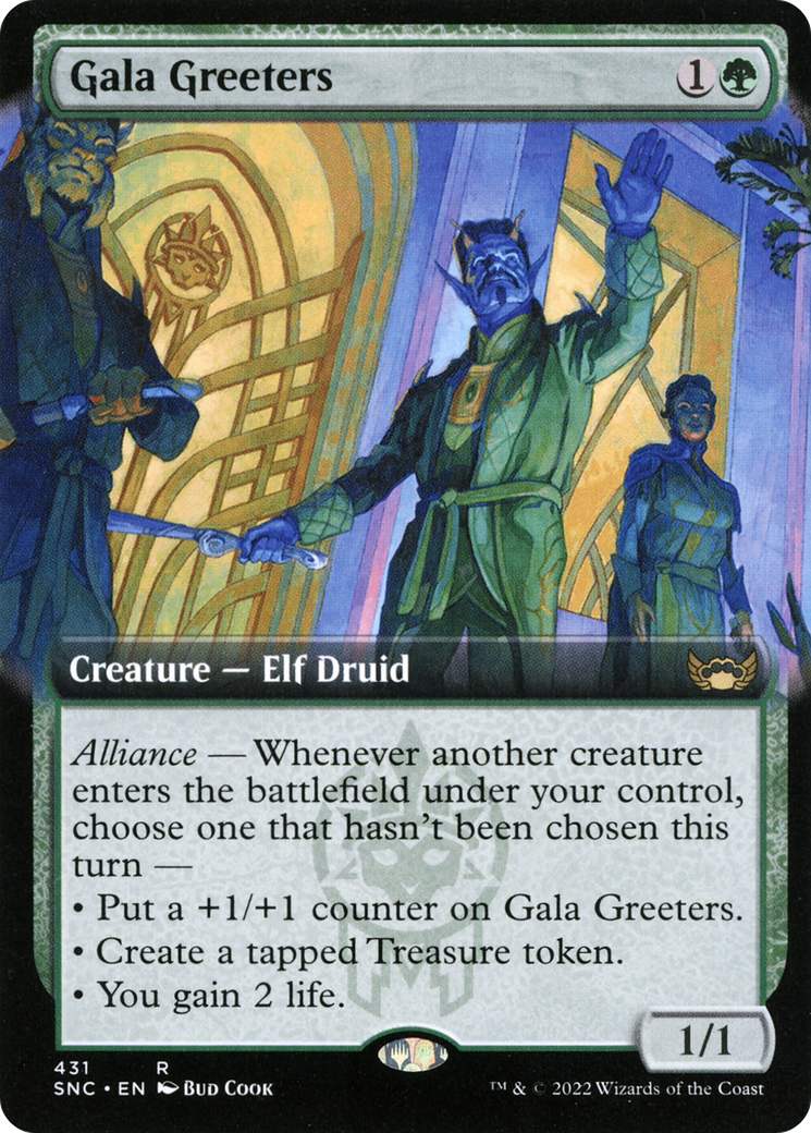 Gala Greeters (Extended Art) (431) [Streets of New Capenna] foil - Deck Out Gaming