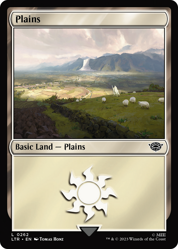Plains (0262) (262) [The Lord of the Rings: Tales of Middle-earth] foil - Deck Out Gaming