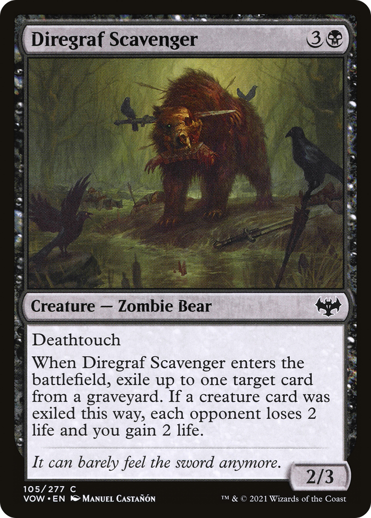Diregraf Scavenger (105) [Innistrad: Crimson Vow] foil - Deck Out Gaming