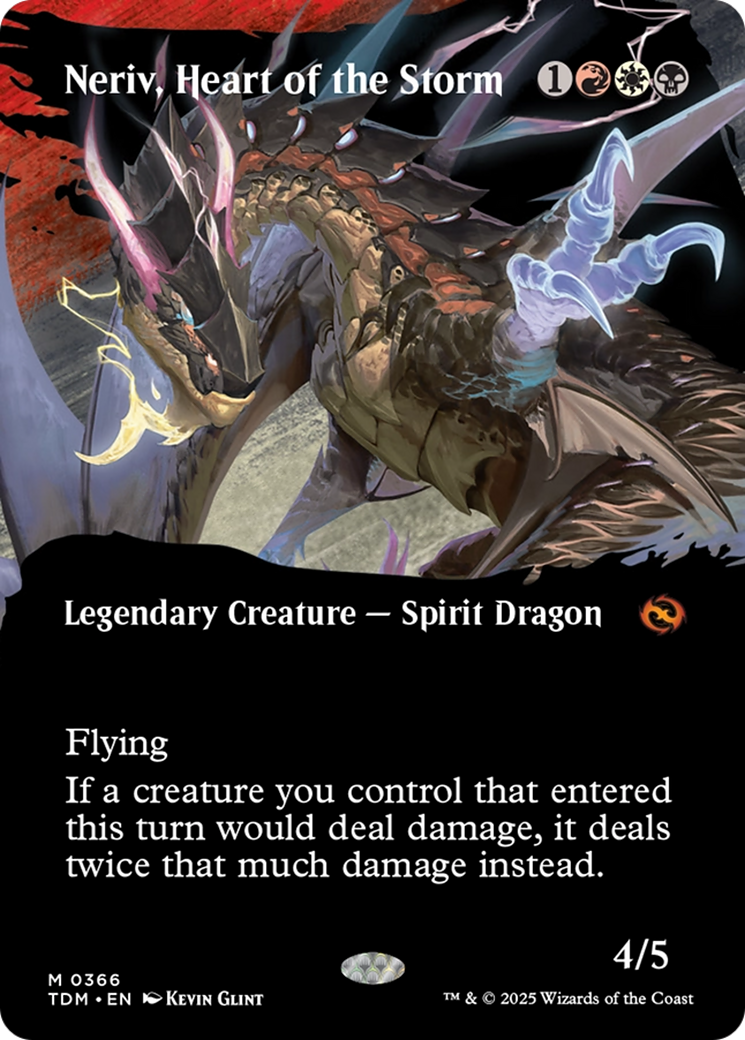 Neriv, Heart of the Storm (Borderless) (366) [Tarkir: Dragonstorm] - Deck Out Gaming