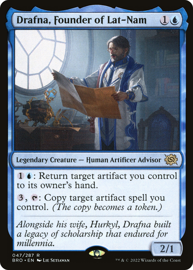 Drafna, Founder of Lat-Nam (47) [The Brothers' War] - Deck Out Gaming