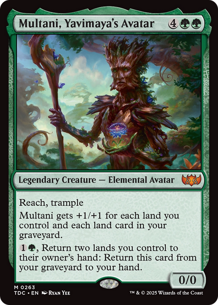 Multani, Yavimaya's Avatar (263) [Commander: Tarkir: Dragonstorm] - Deck Out Gaming